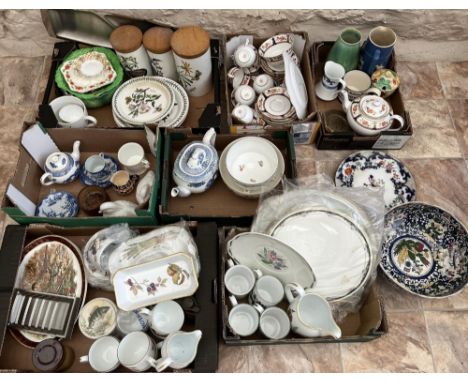 Collection of various ceramics. incl. Portmeirion Botanic Garden and Royal Worcester Evesham (qty) 
