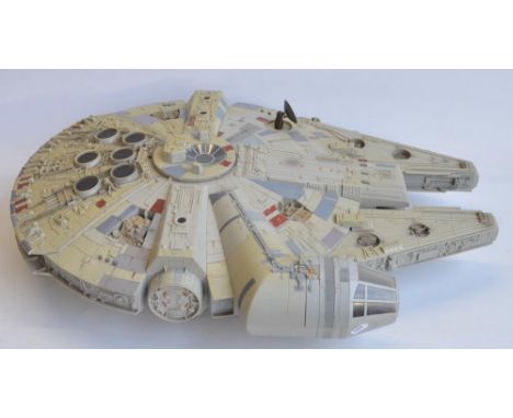 Star Wars Hasbro Legacy Collection Millennium Falcon (large model, length approx 79cm) with working lights and sound effects.