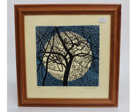 HANS FIGURA (1898-1978)'IN HOLLAND'Etching, printed on silk, pencil signed in the margin, 33cm x 36cm, together with Nicholas
