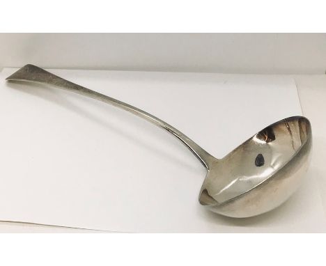 A Georgian silver ladle, London 1815, weight 182.9g