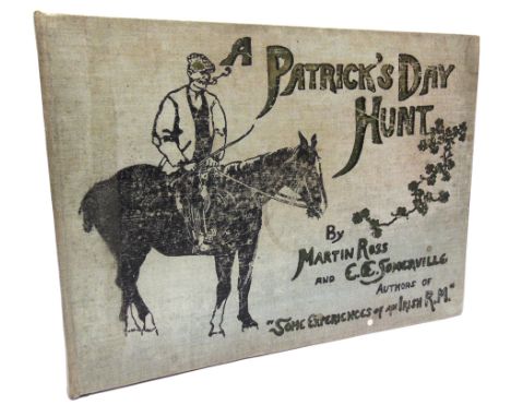 [HUNTING] Ross, Martin & Somerville, E. A Patrick's Day Hunt, Archibald Constable & Co Ltd, Westminster, colour and black and