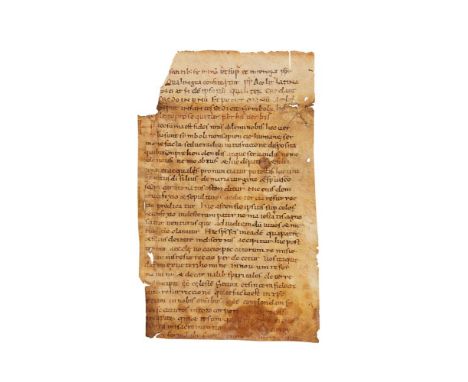 Ɵ Leaf from the Old Gelasian Sacramentary, containing a record of the earliest Merovingian and northern European forms of the