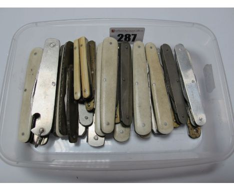 An Assortment of Penknives, including many G.Ibberson & Co, made in England, Sheffield, examples with bone scales and many pe