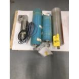 Lot of (2) Drive Rollers, (1) Idler Roller and (1) Gear Drive Approximate New Replacement Cost $15,