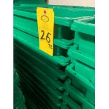 Orbis Mdl. GS6050-27 Plastic Totes, 18" X 22" X 12" (Required Loading Fee: $25.00) NO HAND CARRY (