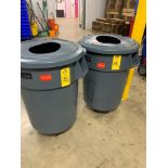 Uline Plastic Barrels, Dollies and Lids (Required Loading Fee: $10.00) NO HAND CARRY (Price Is For