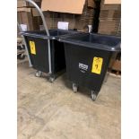 Uline Plastic Totes, one with handle (Required Loading Fee: $10.00) NO HAND CARRY (Price Is For