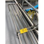 Lot (2) Stainless Steel Tote Racks, 4' X 20" (Required Loading Fee: $25.00) NO HAND CARRY (Price
