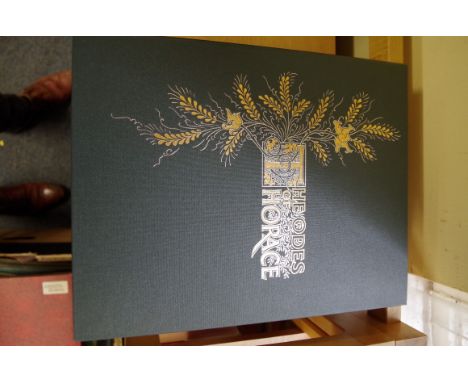 Books: a Folio Society limited edition 'The William Morris Manuscript of The Odes of Horace'; with related commentary publica