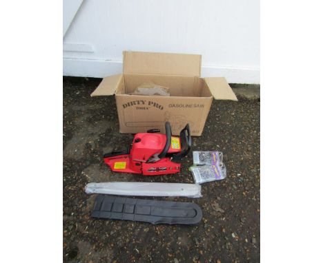 New and unused Dirty Pro petrol chainsaw