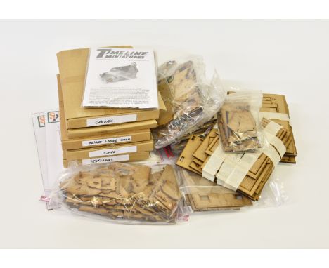 Flat pack model houses - A collection of model houses by Sarissa / Timeline etc. (qty) 