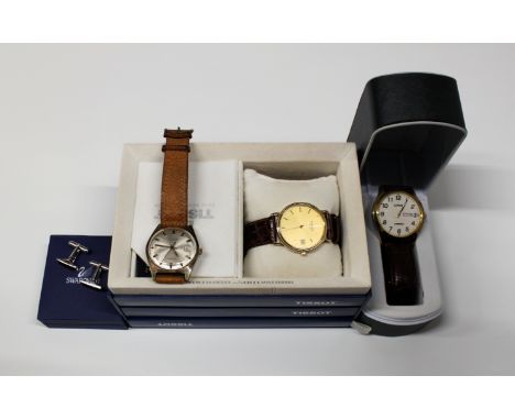 A Tissot Classic gents gold plated wristwatch c.2005, ref. T870/970, no. 81189R, quartz movement, signed champagne 29mm. dial