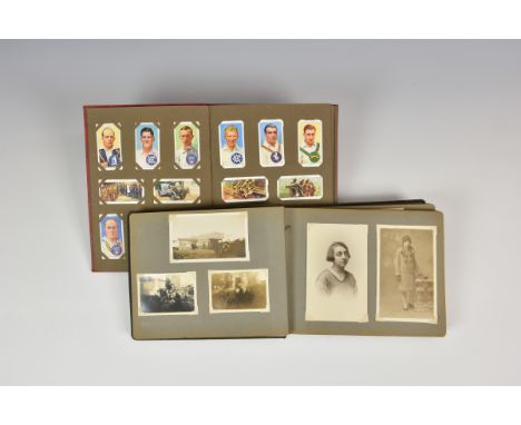 Channel Islands interest - a postcard / photograph album pre-war, containing a number of Channel Islands photographs, includi