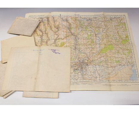 A collection of War Office Ordnance Survey of England &amp; Wales maps - Second War Revision 1944 - together with Guernsey ma