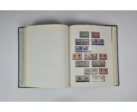 Philately - A philatelist's meticulously collected stamp album King George VI Commonwealth St Kitts and Nevis - Zanzibar to i