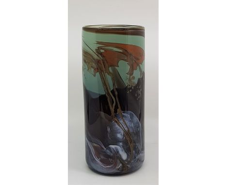 Anthony Stern, a large studio glass vase, signed to base, height 29.5cm.

Condition: Light scratches to base as per image, ve