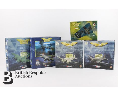 Corgi Aviation Archive 1:144 Scale Military, Berlin and Battle of Britain Aircraft first issues, includes Arvo Lancaster 4730