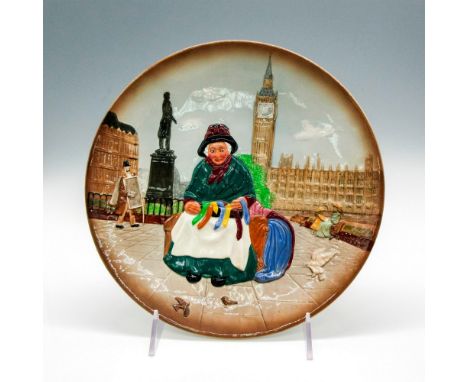 William K. Harper modeled this piece, which is finished in a soft glaze. Royal Doulton backstamp. Artist: Leslie HarridineDim