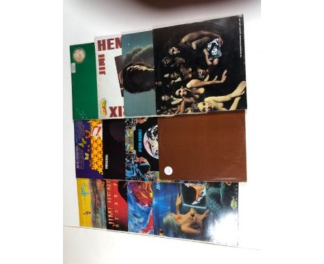 12 JIMI HENDRIX LPs including: Electric Ladyland (UK Polydor label), Stone Free, Concerts, Electric Ladyland Part 1 (UK Track