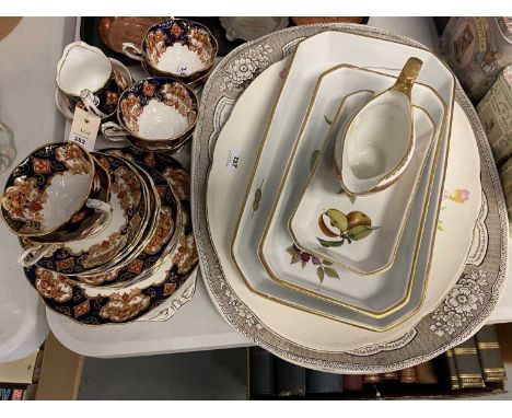 A Royal Albert ‘Heirloom’ tea service, comprising six trips, sandwich plate, cream jug and sugar bowl; together with a select