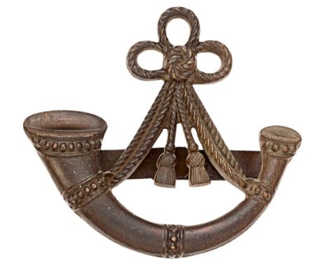 Sherwood Rangers Yeomanry OSD cap badge.  Good scarce die-cast strung bugle.    Blades.  VGC PAYMENT BY BANK TRANSFER ONLY
