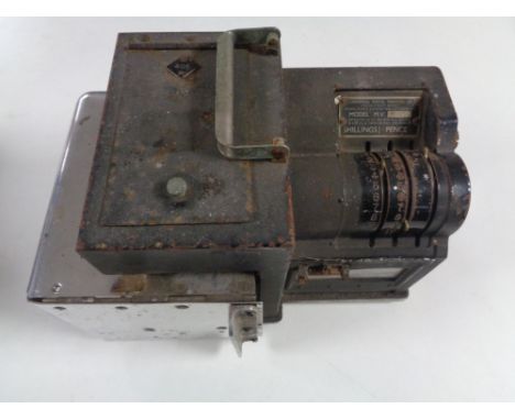 A Universal postal vintage Franking machine, Model M.V.17316.  