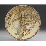 A NISHAPUR POTTERY BOWL, NORTH EAST PERSIA 10TH CENTURY