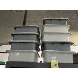 LOT: (12) Bacs à Vaisselle, (9) Couvercles