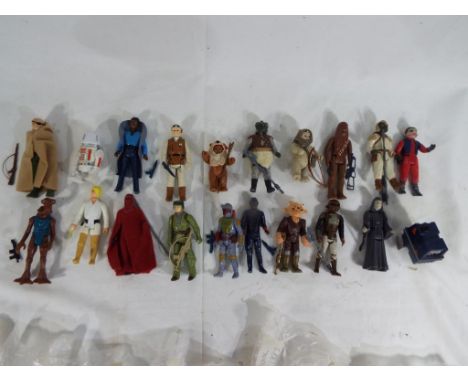 Star Wars - Twenty vintage Star Wars figures to include Ree - Yees plus gun ca. 1983, Bespin Security Guard plus gun 1981, Re