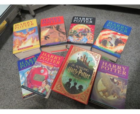 A COLLECTION OF HARRY POTTER BOOKS TO INCLUDE FIRST EDITION PAPER BACK PRISONER OF AZKABAN &amp; HARDBACK FIRST EDITIONS ORDE