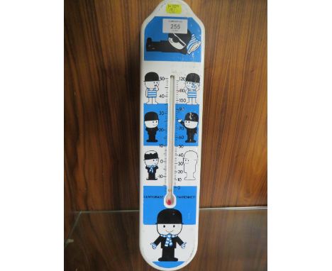 A VINTAGE HOMEPRIDE PLASTIC WALL THERMOMETER 