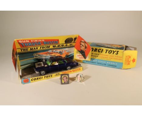 Boxed Corgi Toys The Man From U.N.C.L.E Gun Firing Thrush-Buster Oldsmobile Super 88, complete with Man From U.N.C.L.E ring a