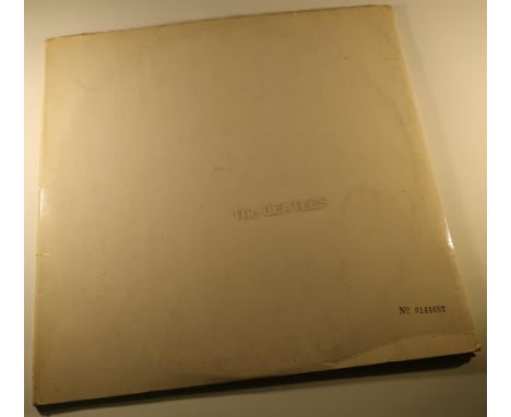 The Beatles White Album No. 0144682, with lyrics, poster and full colour photos (missing one black inner sleeve), first press
