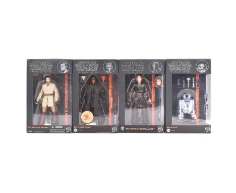 Star Wars - The Black Series - 'Orange Line' series - a collection of x4 2013 Hasbro made Black Series 6" scale boxed action 
