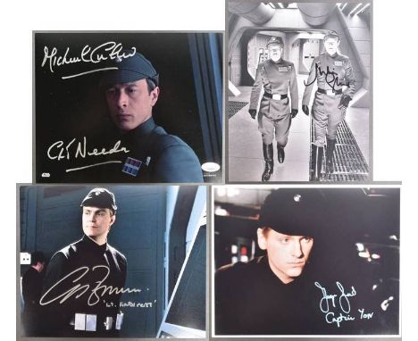 Star Wars - Imperial Officers / Crew - a collection of x4 autographed 8x10" photographs from the franchise, each signed by a 