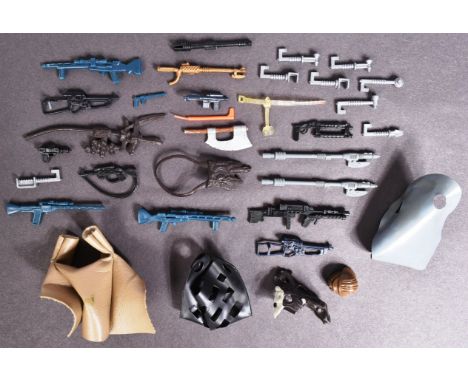 Star Wars - a collection of original vintage Kenner / Palitoy made Star Wars action figure weapons and accessories. Includes: