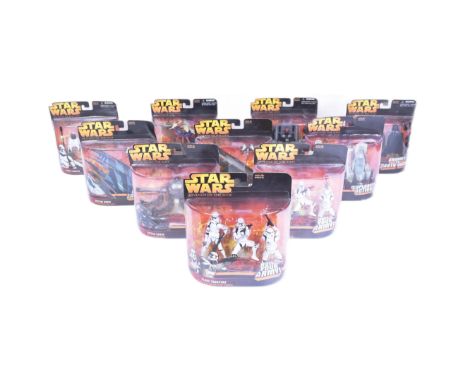 Star Wars - Revenge Of The Sith - a collection of x10 Hasbro made MOC carded Revenge Of The Sith action figures / sets, compr