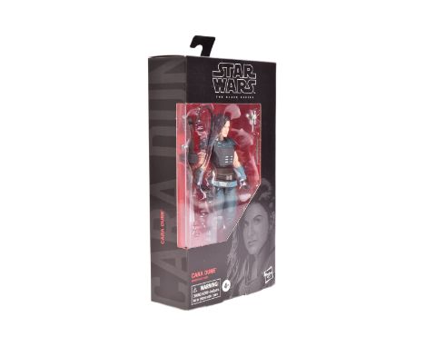 Star Wars - The Black Series - 2019 Hasbro made Black Series 6" scale boxed action figure ' Cara Dune '. Factory sealed, cont