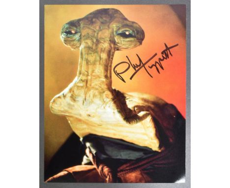 Star Wars - Phil Tippett (Visual Effects) - autographed 8x10" colour photograph from the franchise. Signed in black ink to a 