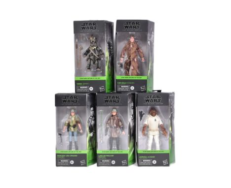 Star Wars - The Black Series - Return Of The Jedi -&nbsp; a collection of x 2020s Hasbro made Black Series 6" scale boxed act