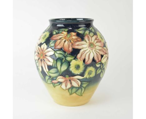 A Moorcroft ‘Royal Tribute’ Trial vase, dated 1998, designed by Emma Bossons, painted and impressed marks, 27.5cm highConditi