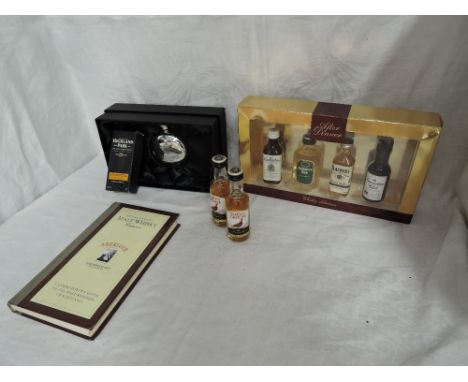 A After Dinner Whisky Selection Miniatures Box Set, Ballantynes, Tullamore Dew, Teachers and Canadian Club, all 5cl, a Highla