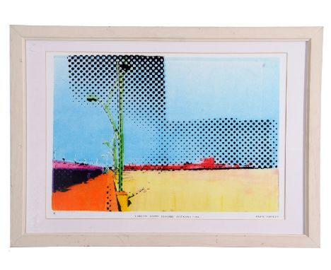 AR Claire Johnson (20th century), "Looking North towards Britannia Pier", coloured lithograph, 39 x 55cm