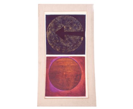 J. Dickson, Les Premiers Astres, Lithograph on arches printed in colours, signed, titled dated and numbered 21/50 in pencil, 