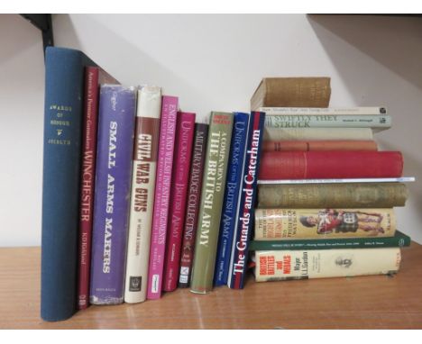 Collection of books relating to British Army Regiments, Uniform, Medals and Weaponry to include; A Short History of the Royal