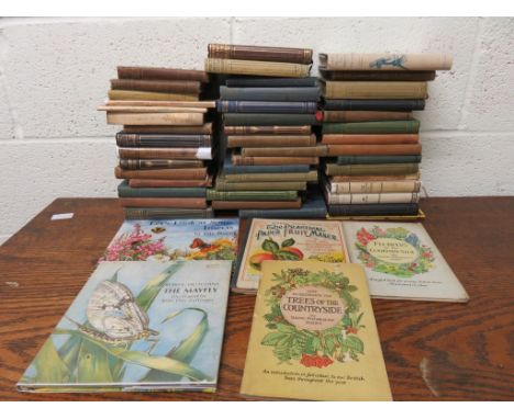 Collection of Children's Nature Books to include; HALL, Rev. Charles - How to use the Microscope - 1912, and other books to i