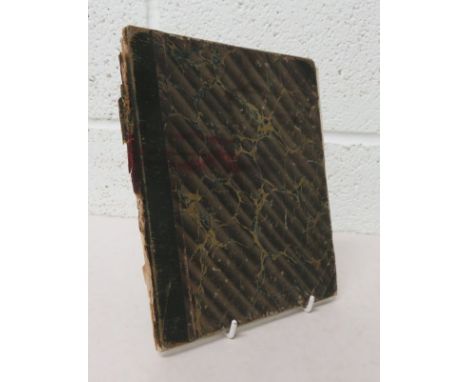 Manuscript World Atlas, dated September 12th 1865 and a name for, Allison Jane Gillespy, with thirty-five maps showing Irelan