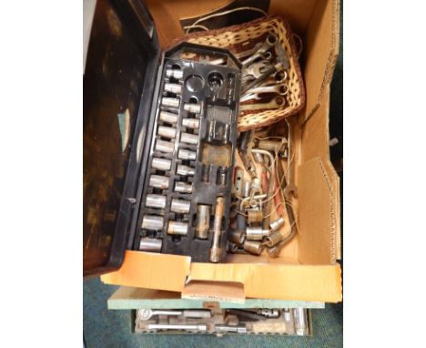 A large quantity of tools, to include a part socket set etc.