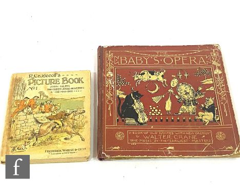 The Baby's Opera by Walter Crane, published by Frederick Warne &amp; Co, together with R. Caldecott's 'Picture Book No.1 - Jo