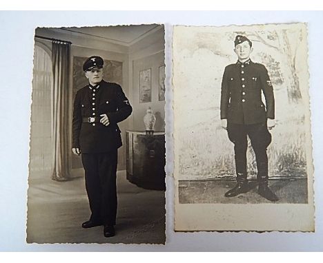 GERMAN RBD (DEUTSCHE REICHSBAHN) PHOTOGRAPHIC PORTRAIT  full length, official in full uniform, with insignia including Reichs